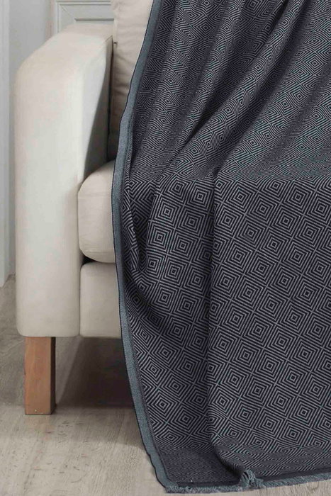 L'essentiel linge de maison Funda de Sofá Elite - Negro 100% Algodón 175x230 cm